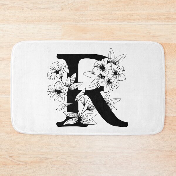 Item preview, R Botanical Monogram designed and sold by artjojo.
