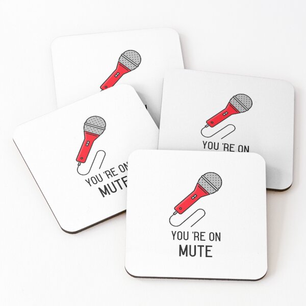 Item preview, You Are On Mute Sticker designed and sold by PerivoliTees.