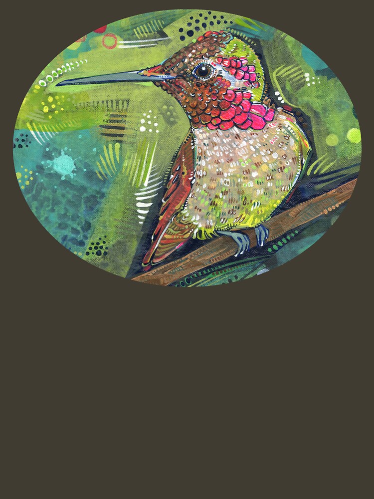 Anna's Hummingbird Painting - 2020 by gwennpaints