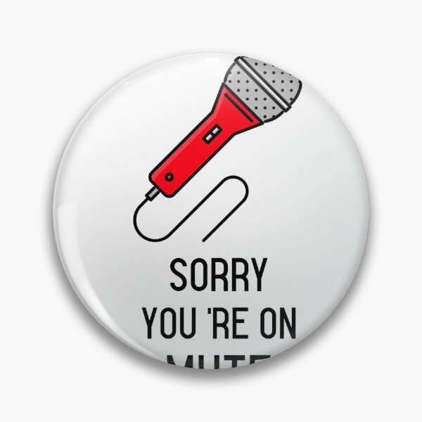 Item preview, You Are On Mute Sticker designed and sold by PerivoliTees.