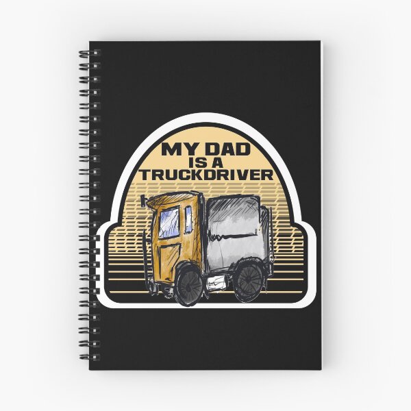 Item preview, My Dad is a Truckdriver- My Dad is a trucker - black designed and sold by emm-j.