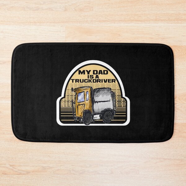 Item preview, My Dad is a Truckdriver- My Dad is a trucker - black designed and sold by emm-j.