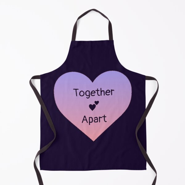 Item preview, Together Apart Heart (purple/pink) designed and sold by Amanda1775.