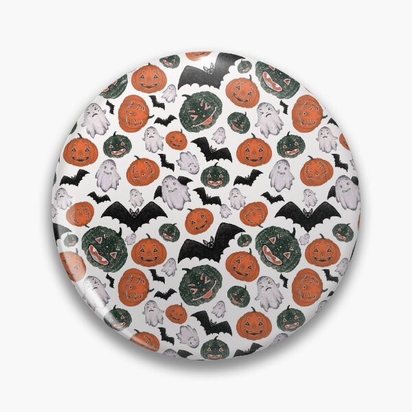 Item preview, Halloween cute ghost and pumpkin pattern. designed and sold by Sky7art.