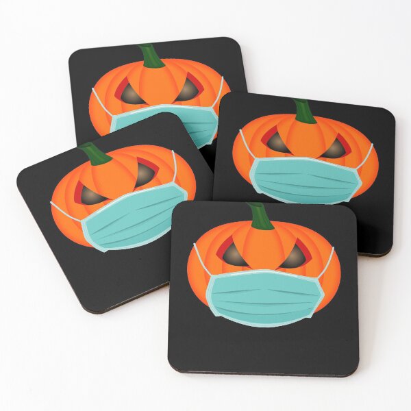 Item preview, Pumpkin Wearing a Mask Funny Halloween 2020 designed and sold by Poloy.