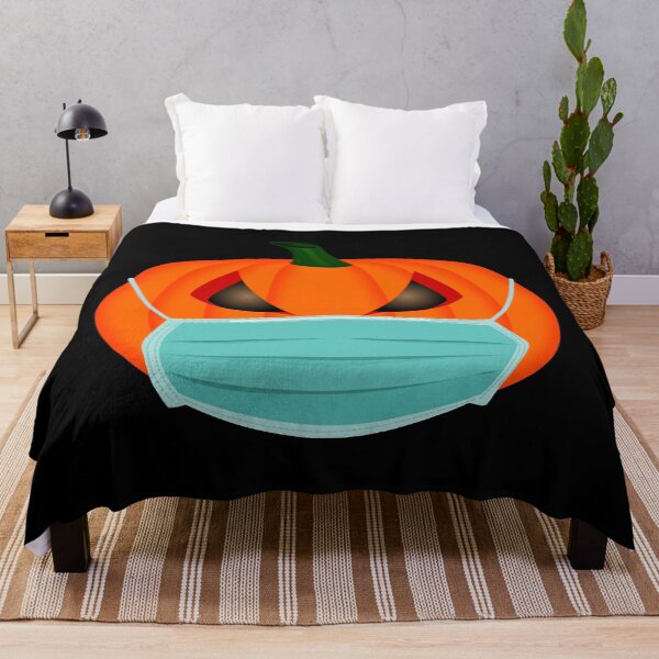Item preview, Pumpkin Wearing a Mask Funny Halloween 2020 designed and sold by Poloy.