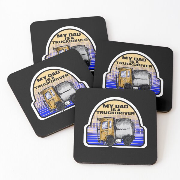 Item preview, My Dad is a Truckdriver- My Dad is a Trucker - blue designed and sold by emm-j.