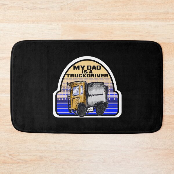 Item preview, My Dad is a Truckdriver- My Dad is a Trucker - blue designed and sold by emm-j.