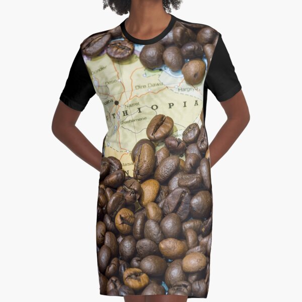 Origen del café (Bunna) Vestido camiseta