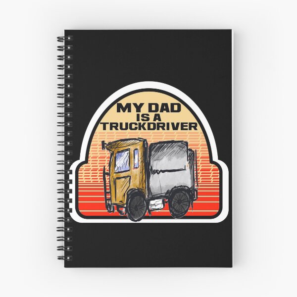 Item preview, My Dad is a Truckdriver- My Dad is a Trucker - red designed and sold by emm-j.