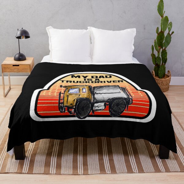 Item preview, My Dad is a Truckdriver- My Dad is a Trucker - red designed and sold by emm-j.