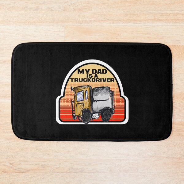 Item preview, My Dad is a Truckdriver- My Dad is a Trucker - red designed and sold by emm-j.