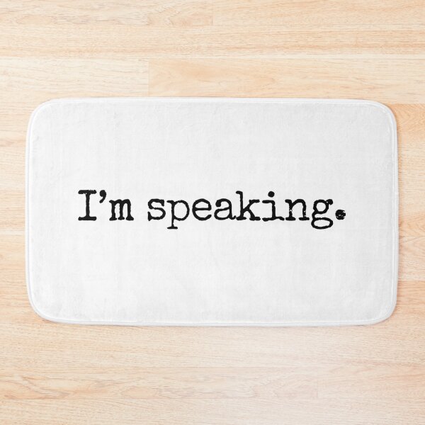Item preview, I'm speaking Harris quote VP Debate - typewriter style designed and sold by MoClan-Graphics.