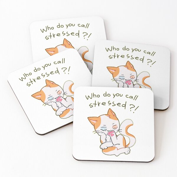Item preview, Stressed cat designed and sold by N-World.