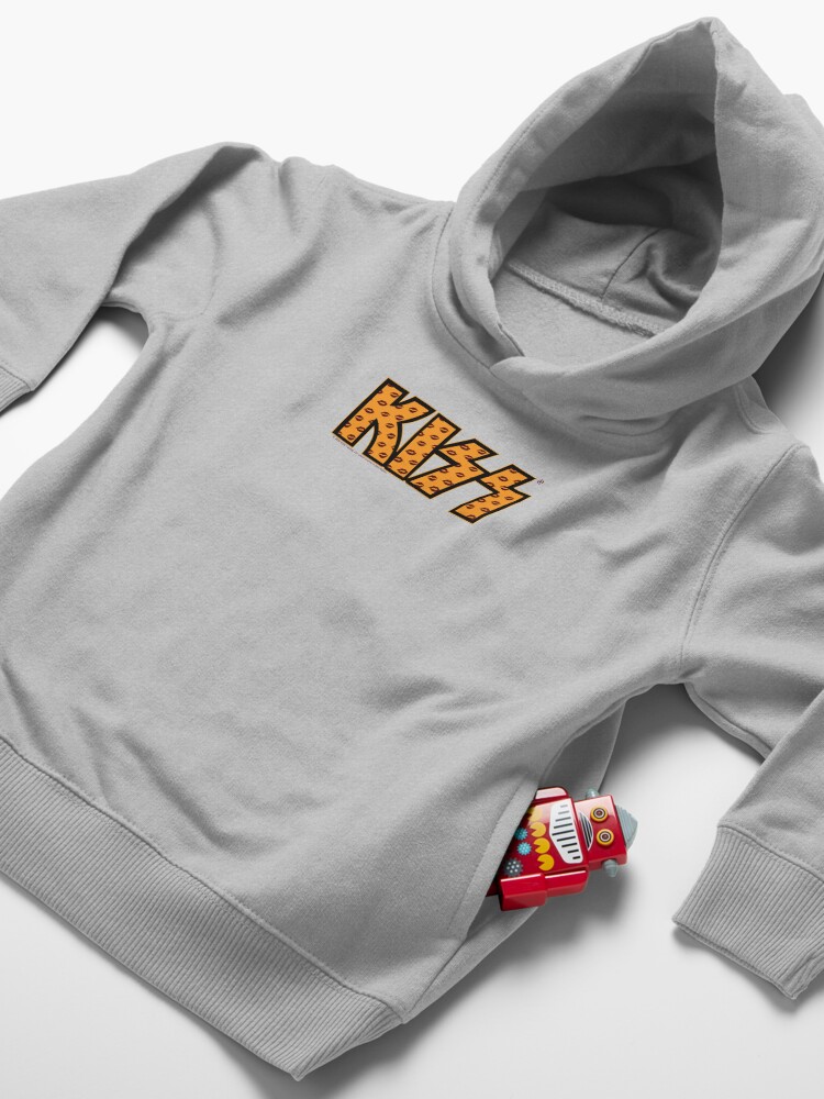 Alternate view of Kiss Band Lips Logo Toddler Pullover Hoodie