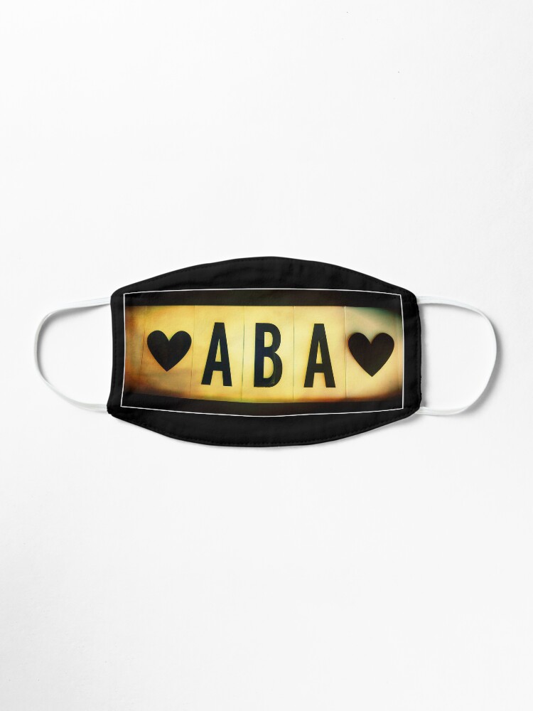Alternate view of Father in Hebrew, Dad in Hebrew, Aba Mask