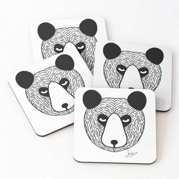 Item preview, Bear Face B&W designed and sold by htimagery.