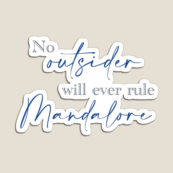 Vista previa del artículo con la obra «Para Mandalore», diseñado y vendido por lavenderjedi.