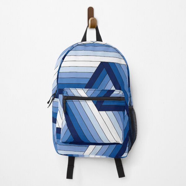 Item preview, Blue Cube Stripes designed and sold by Girih.