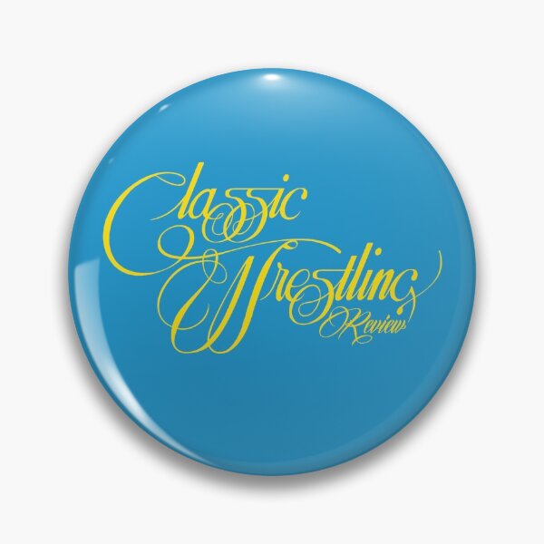 Classic Wrestling Review Blue Pin