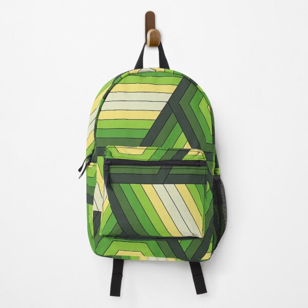 Item preview, Green Hexagon Stripes designed and sold by Girih.
