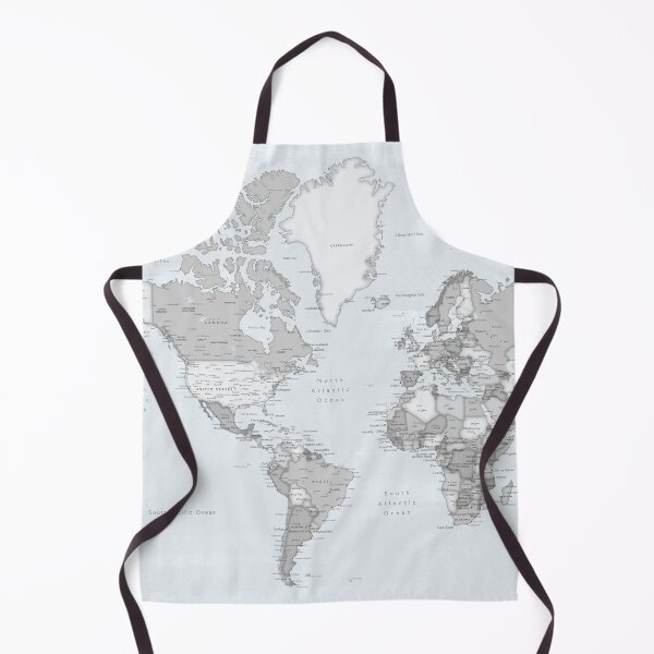 Item preview, Detailed watercolor world map Darryl designed and sold by blursbyai.