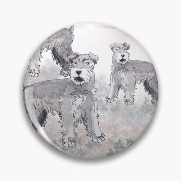 Item preview, Schnauzers with Pastel background designed and sold by Craigaren.