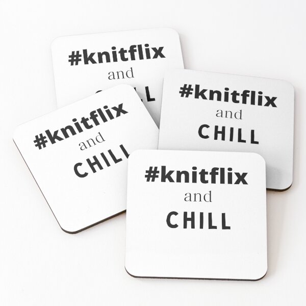 Item preview, #knitflix and Chill designed and sold by Knitterty.