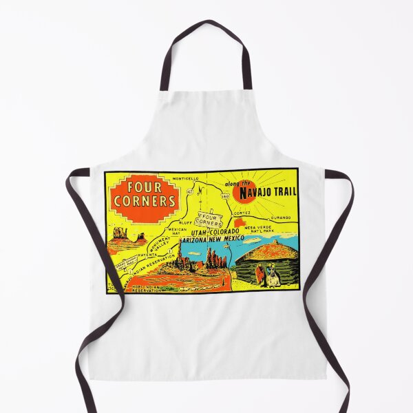 Item preview, Four Corners Monument Vintage Travel Decal designed and sold by hilda74.