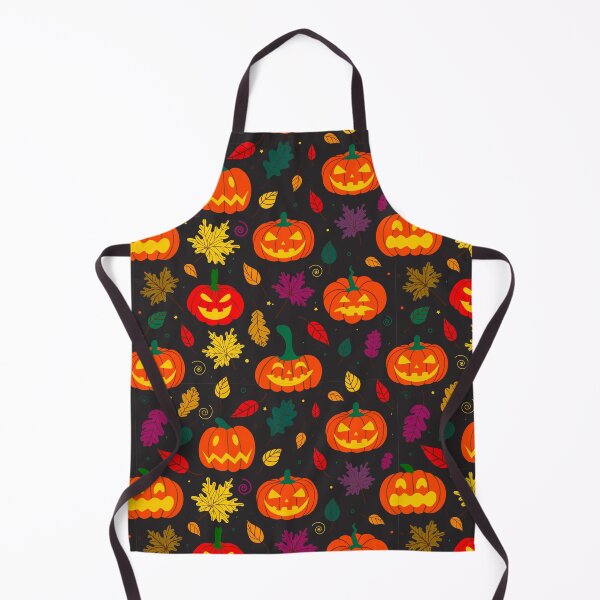 Item preview,  Creepy pumpkins and autumn fallen leaves designed and sold by Dustick.