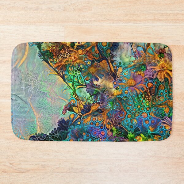 Item preview, Flower abstract digital painting designed and sold by blackhalt.