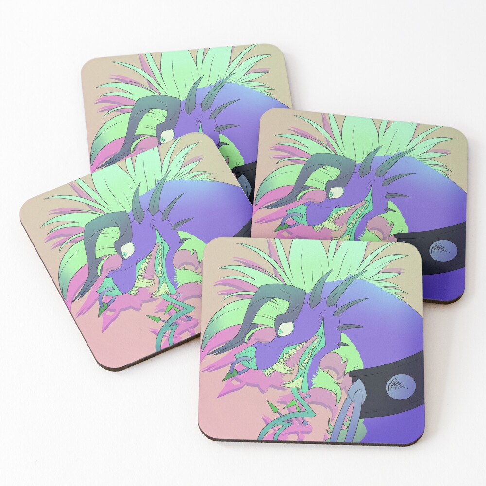 Item preview, Coasters (Set of 4) designed and sold by RaverGreen.