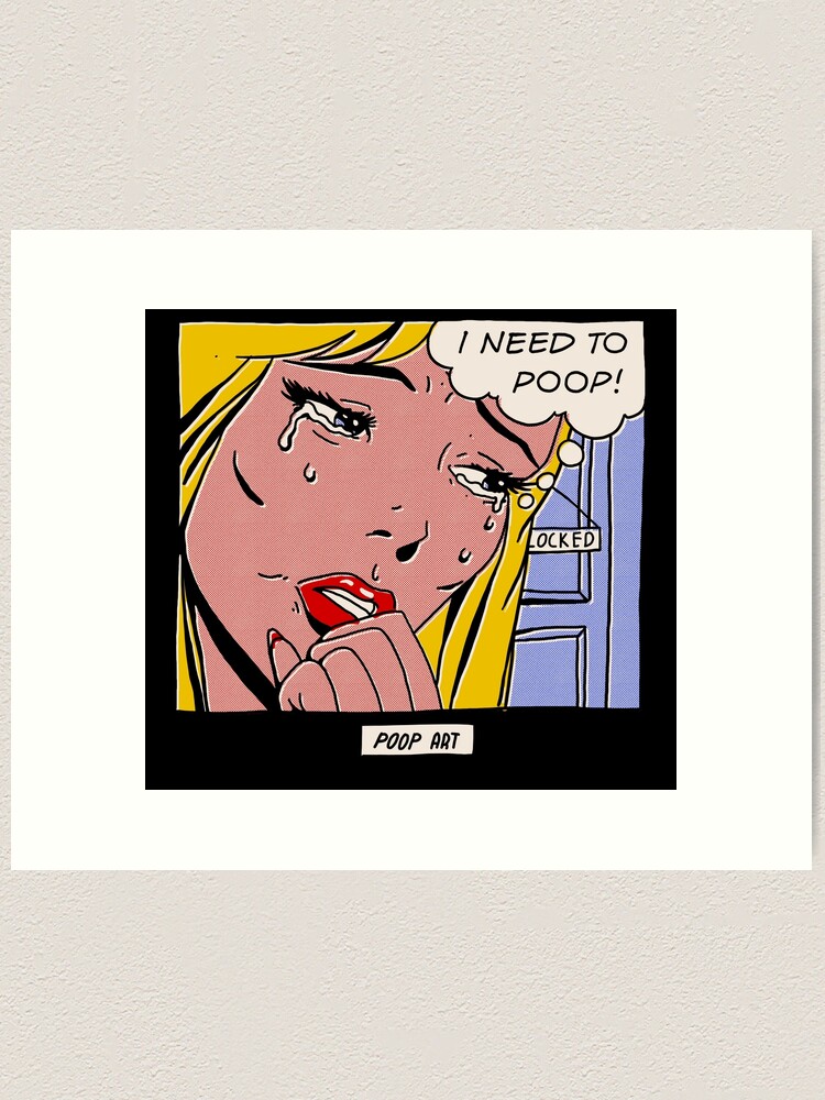Alternate view of Poop Art Pop Art Art Print