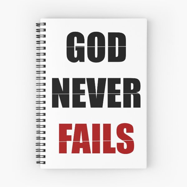 Item preview, God never fails  designed and sold by NoraciousEmpire.