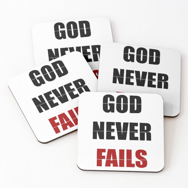 Item preview, God never fails  designed and sold by NoraciousEmpire.