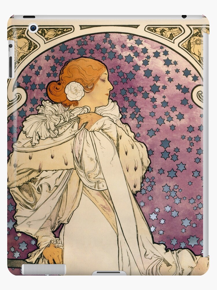 1896 Lady of Camellias Vintage French Nouveau France Poster Print Advertisement