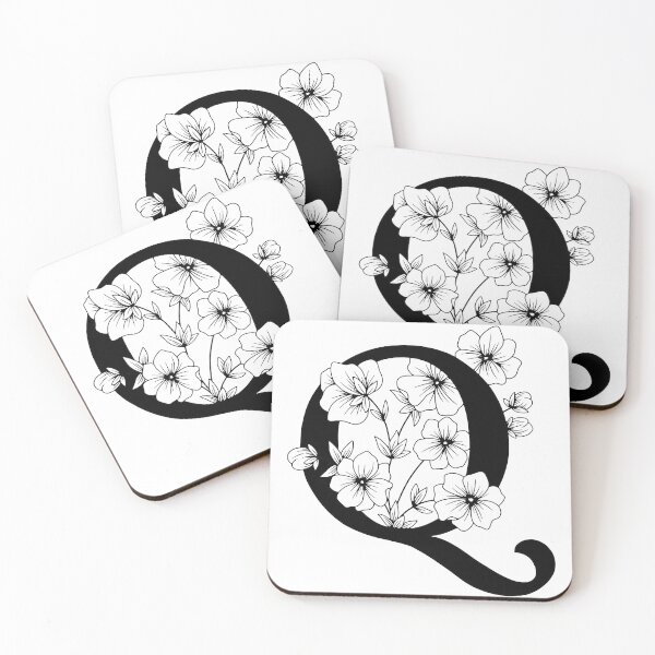 Item preview, Q Botanical Monogram designed and sold by artjojo.