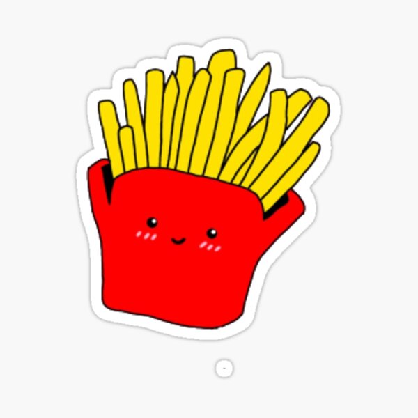 Item preview, Cute looking french fries  designed and sold by SassyandGirly.