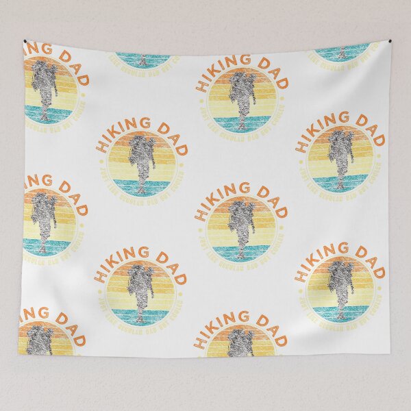 Item preview, hiking dad - retro hiker saying  designed and sold by pirminio.