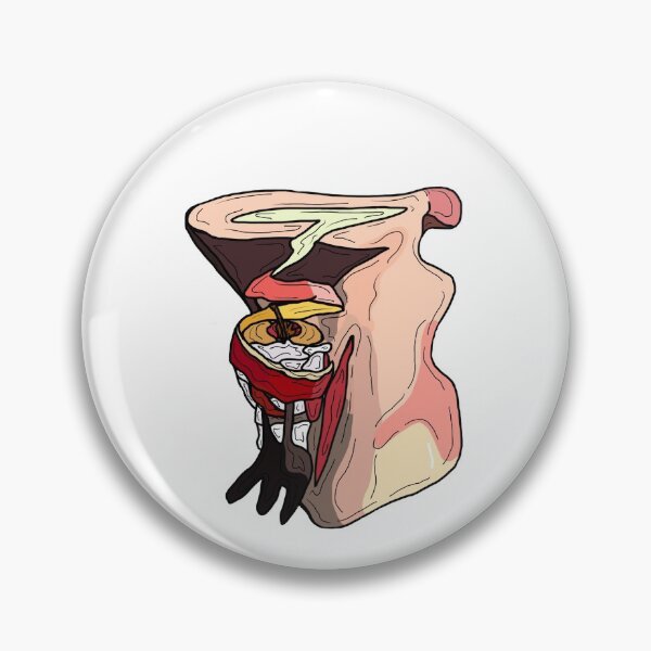Item preview, Adam’s Apple Peel Illustration designed and sold by gwynethstrope.
