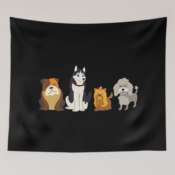 Item preview, Smiling Happy Dogs  designed and sold by LinniesTees.