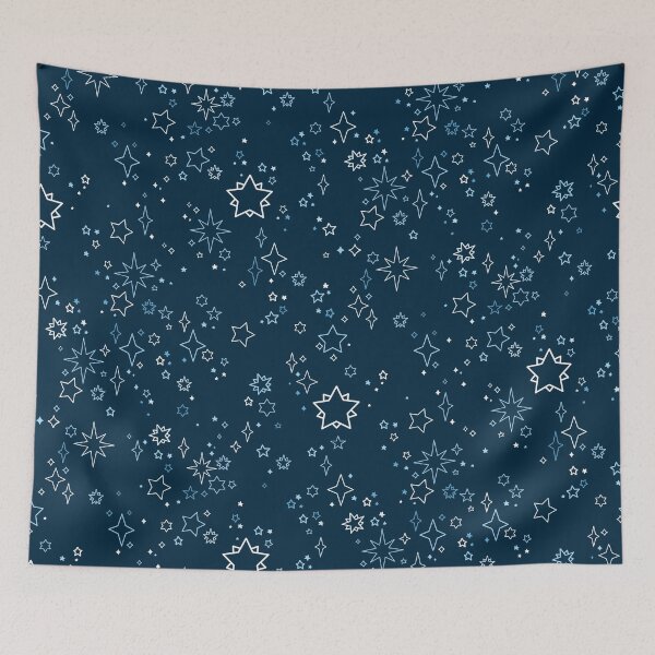 Item preview, Blue Stars Pattern designed and sold by HighFives555.