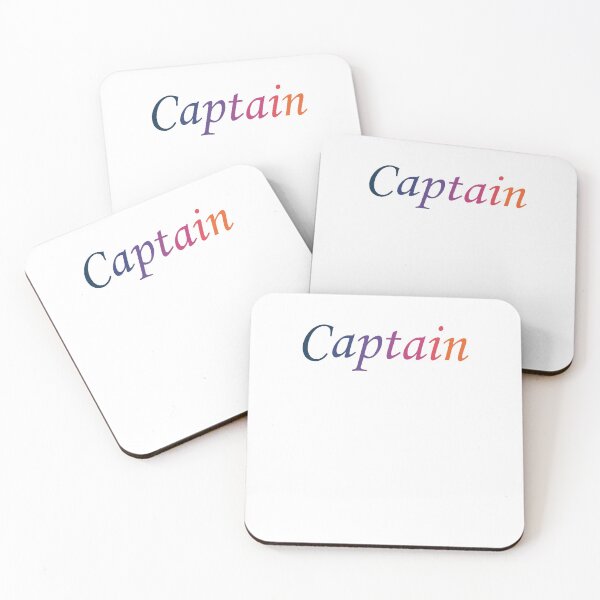 Item preview, captain logo - colorful retro  designed and sold by pirminio.