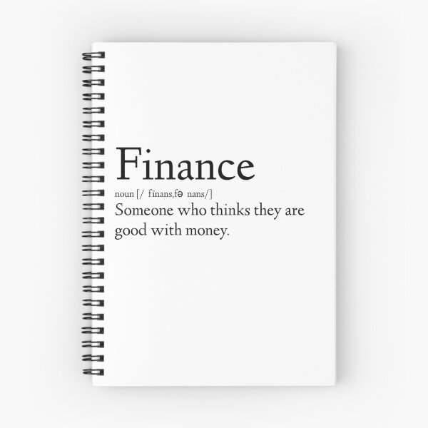 Item preview, Finance designed and sold by HilariousThings.