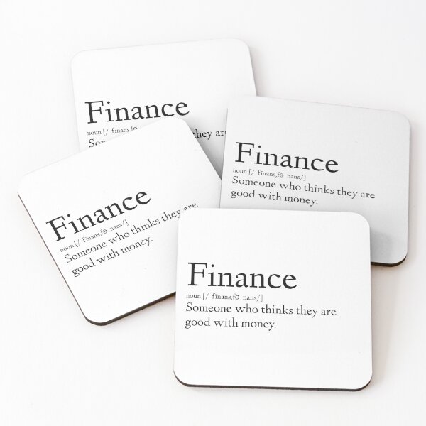 Item preview, Finance designed and sold by HilariousThings.