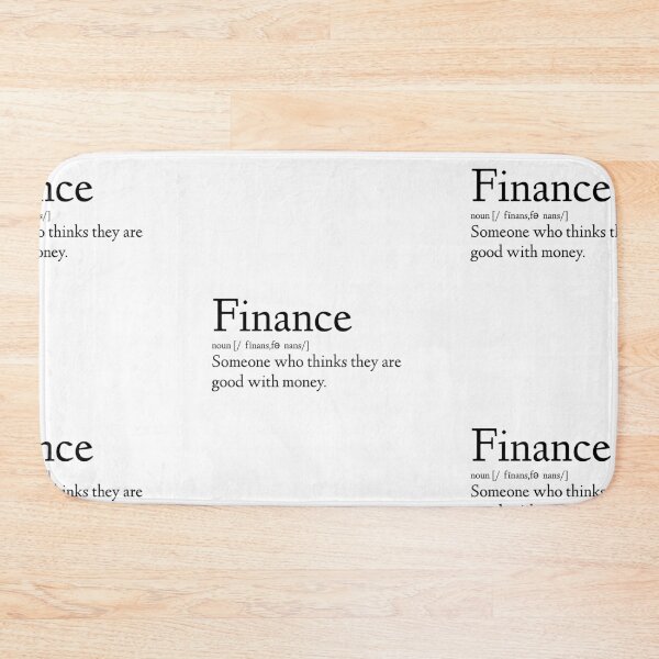 Item preview, Finance designed and sold by HilariousThings.