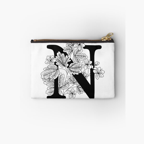 Item preview, N Botanical Monogram designed and sold by artjojo.