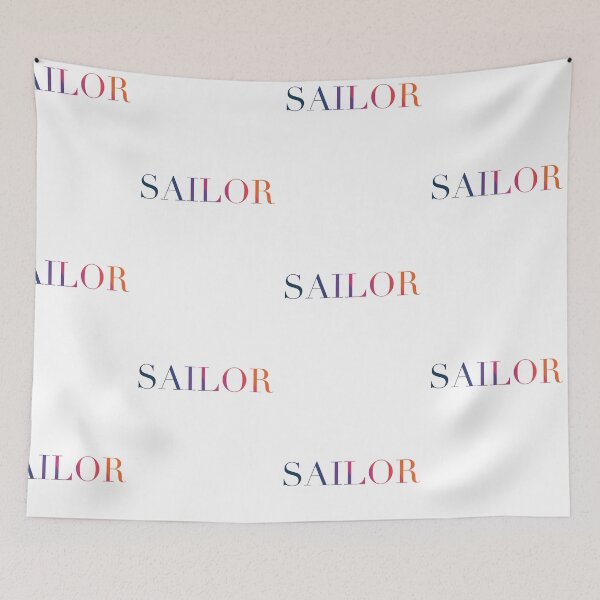 Item preview, sailor logo - colorful retro designed and sold by pirminio.