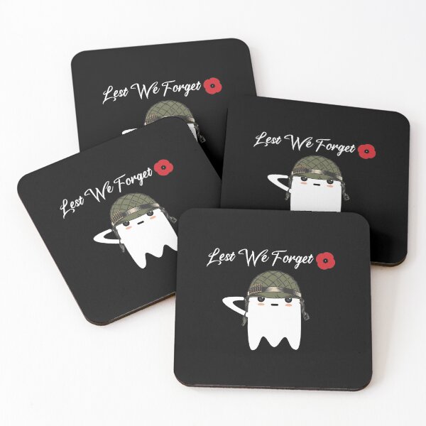Item preview, REMEMBRANCE POPPY, LEST WE FORGET, CUTE GHOST designed and sold by TheFirstOne.