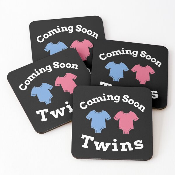 Item preview, Coming Soon Twins - 1 Boy & 1 Girl designed and sold by DiceNLDesigns.